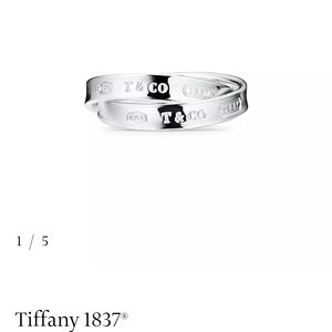 Tiffany & Co. 1837 Interlocking Ring Size 6